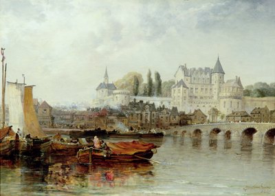 Amboise sur Loire, 1889 da Arthur Joseph Meadows